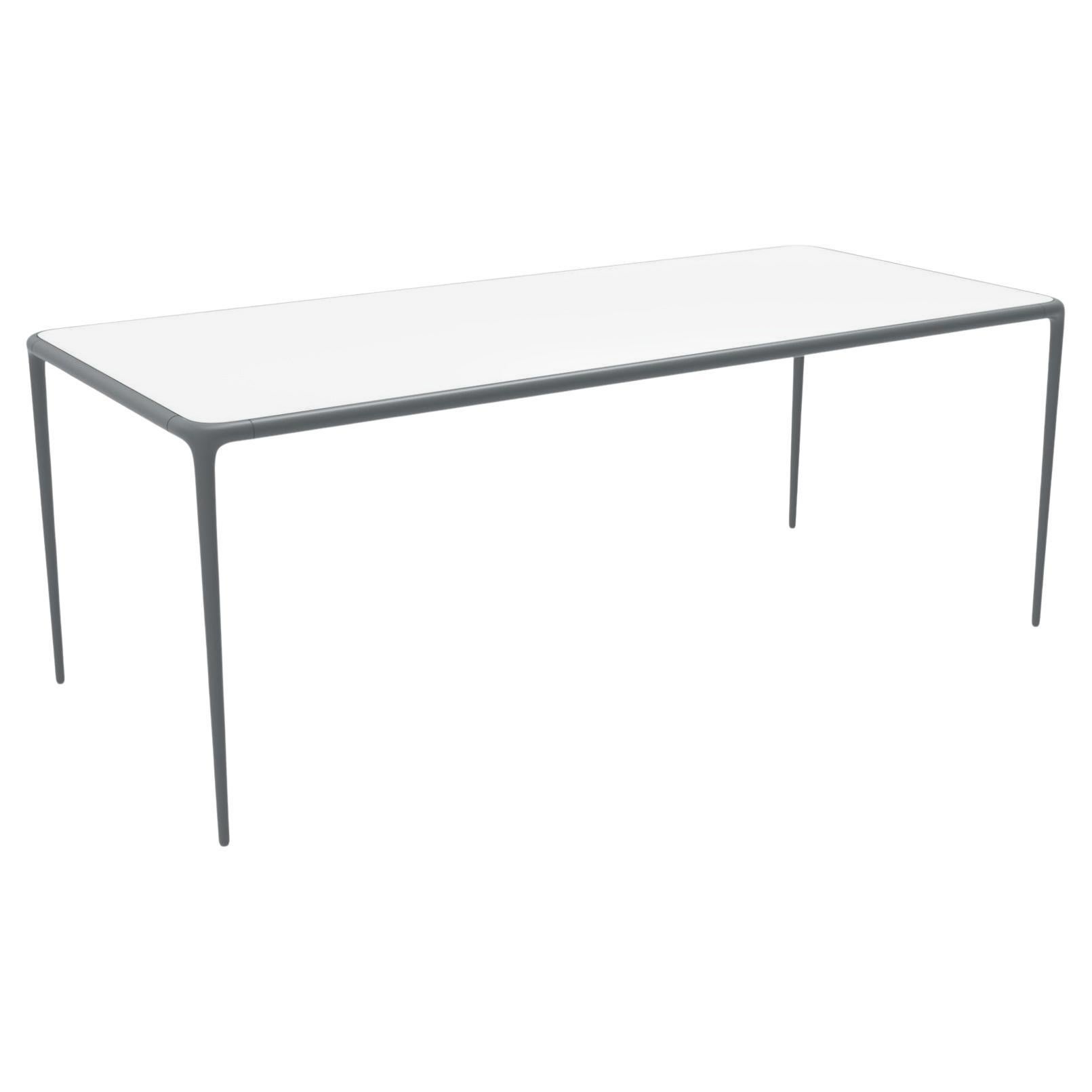 Xaloc Grey Glass Top Table 200 by Mowee For Sale