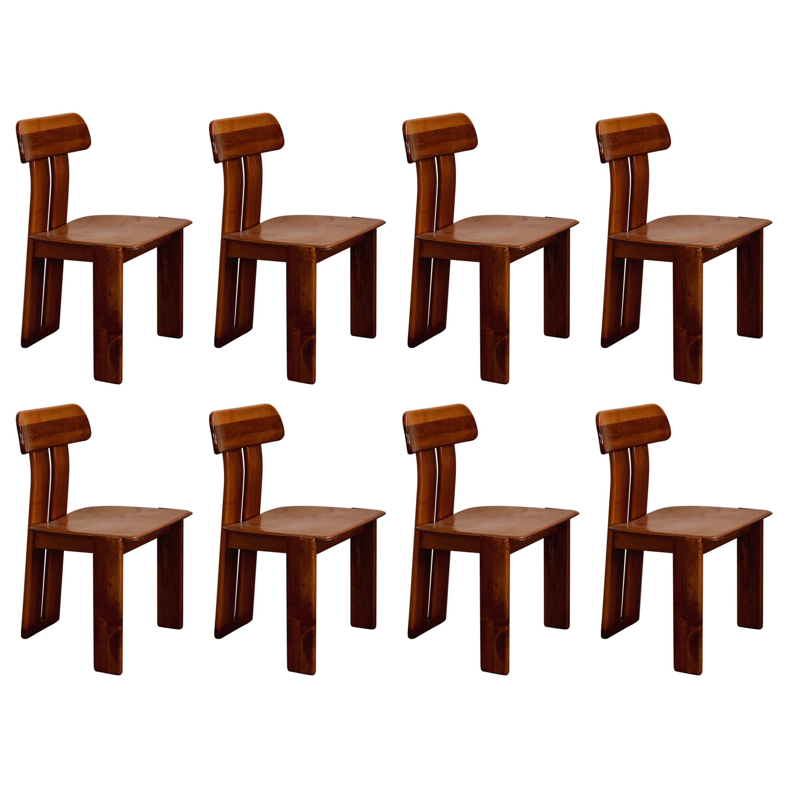 Mario Marenco "Sapporo" Chairs for Mobil Girgi, 1970, Set of 8