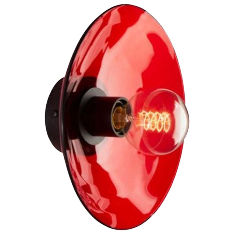 Acid Red Zénith Wall Light, XS by Radar For Sale