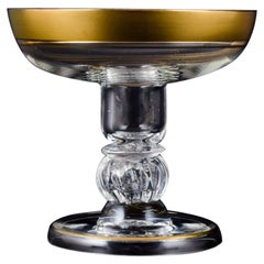 Rimpler Kristall, Zwiesel, Germany, Mouth-Blown Crystal Champagne Glass