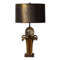 Bronze and Fractal Resin Maison Charles Table lamp