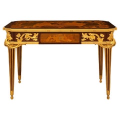 French 19th Century Louis XVI St. Side Table/Desk Attributed to Beurdeley
