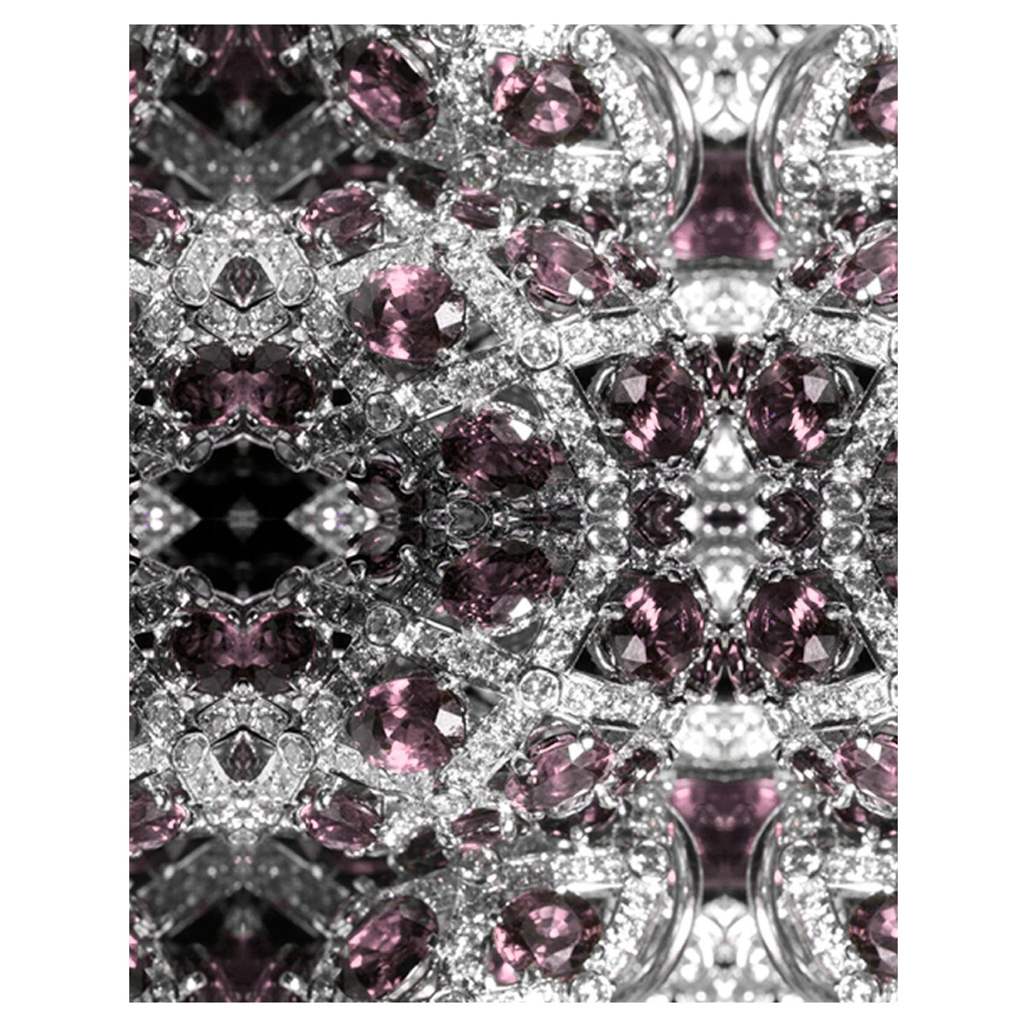 Edge Kollektionen Diamantgewebe-Serie Rosa 