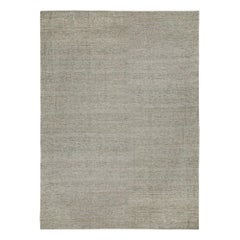 Kilim contemporain en jute dans les tons gris de Rug & Kilim