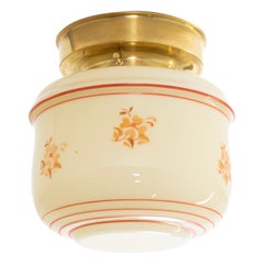 Scandinavian Flush Mount Ceiling Light, 1950s