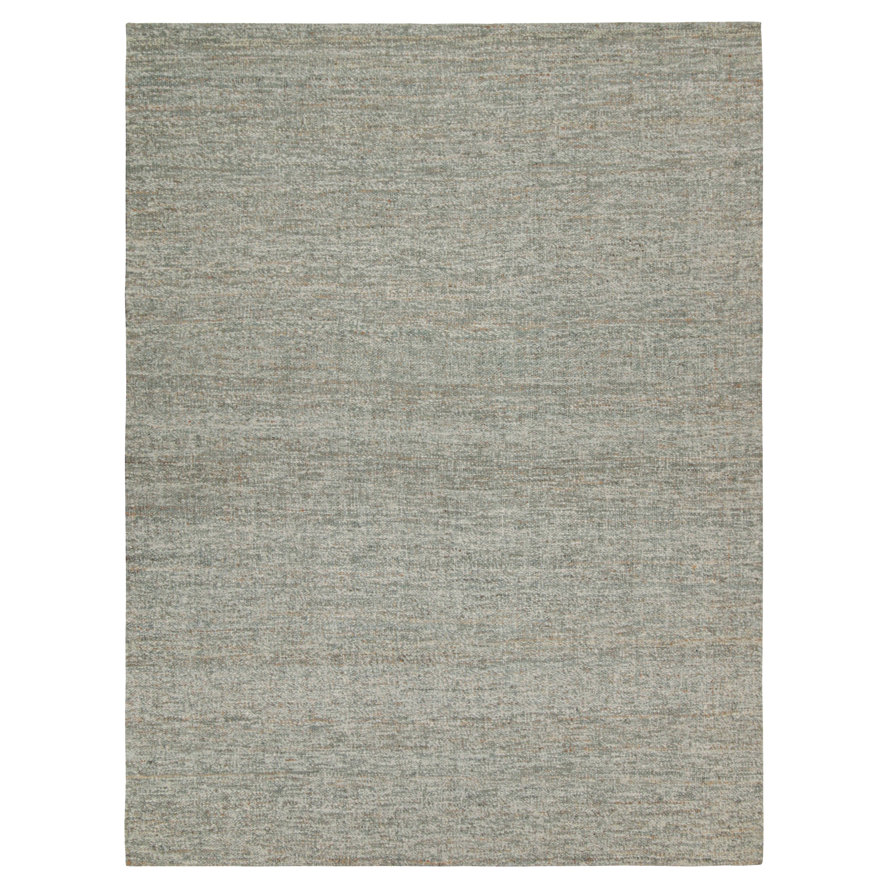 Moderner Kilim-Teppich von Rug & Kilim in Grau und Weiß im Angebot