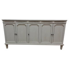 Vintage Gustavian Style Five Drawer Sideboard