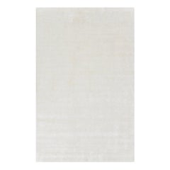 Tapis de sol Contemporary Solid Hand Made Ivory 8' 0" x 10' 0"