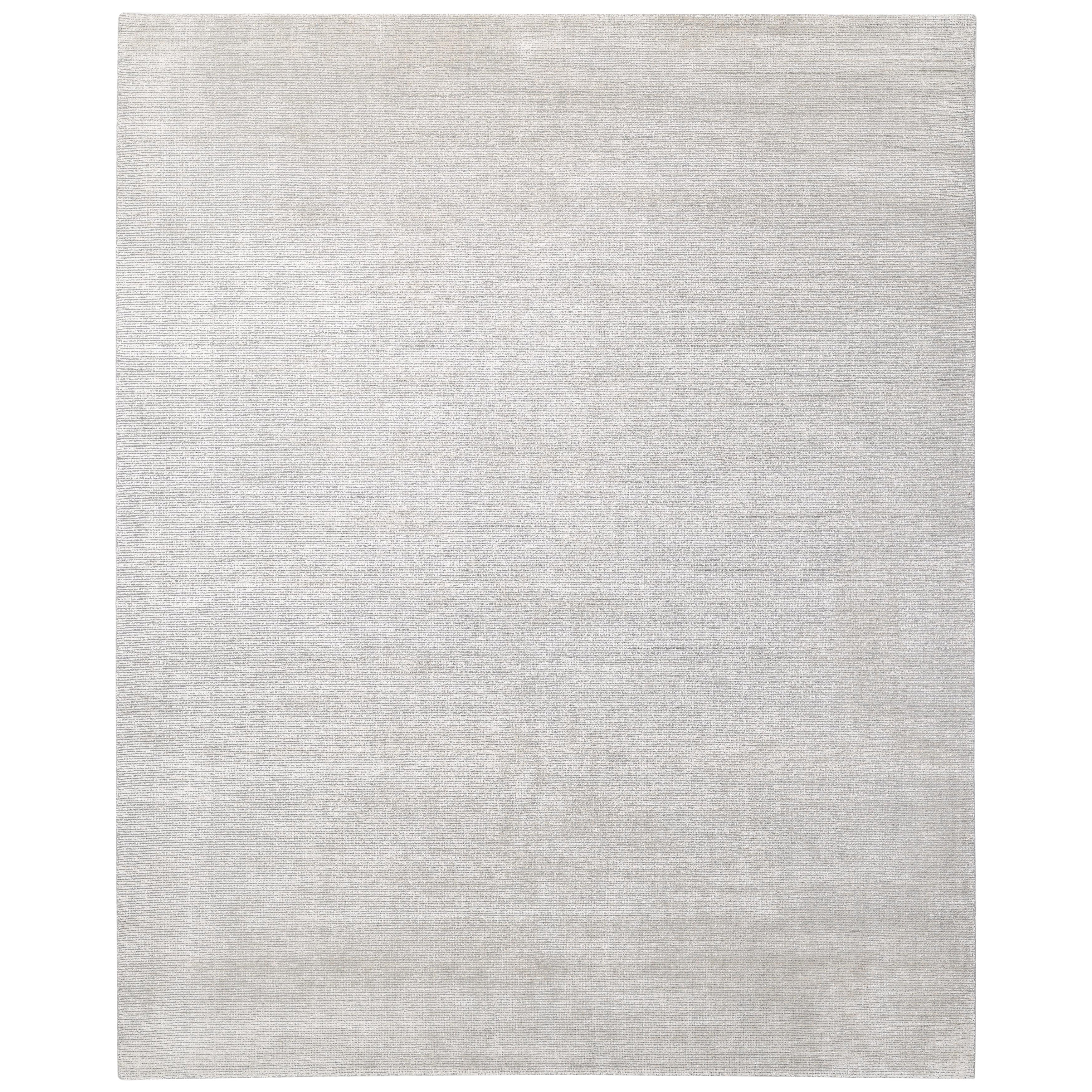 Contemporary Solid Hand Made Gray Area Rug 10' 0" x 14' 0"