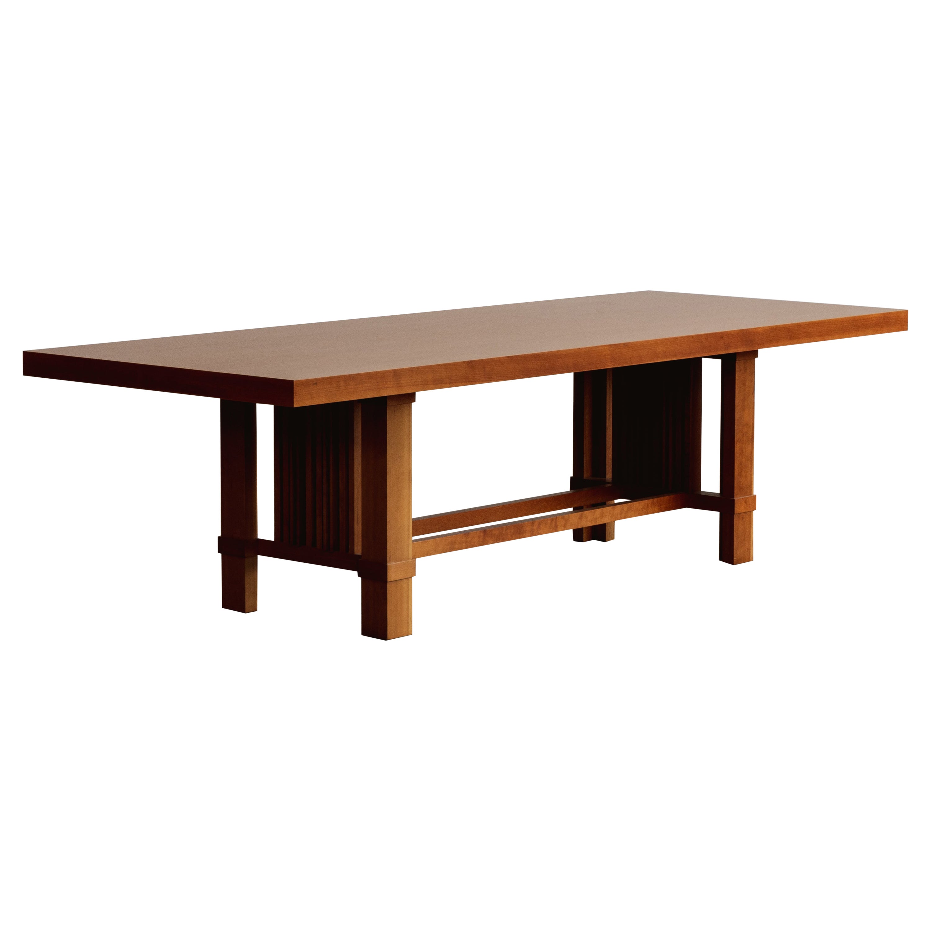 Frank Lloyd Wright “608 Taliesin” Dining Table for Cassina, 1986 For Sale
