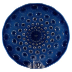 Early 20th Century Opalescent Plate entitled "Asters No.2" by René Lalique