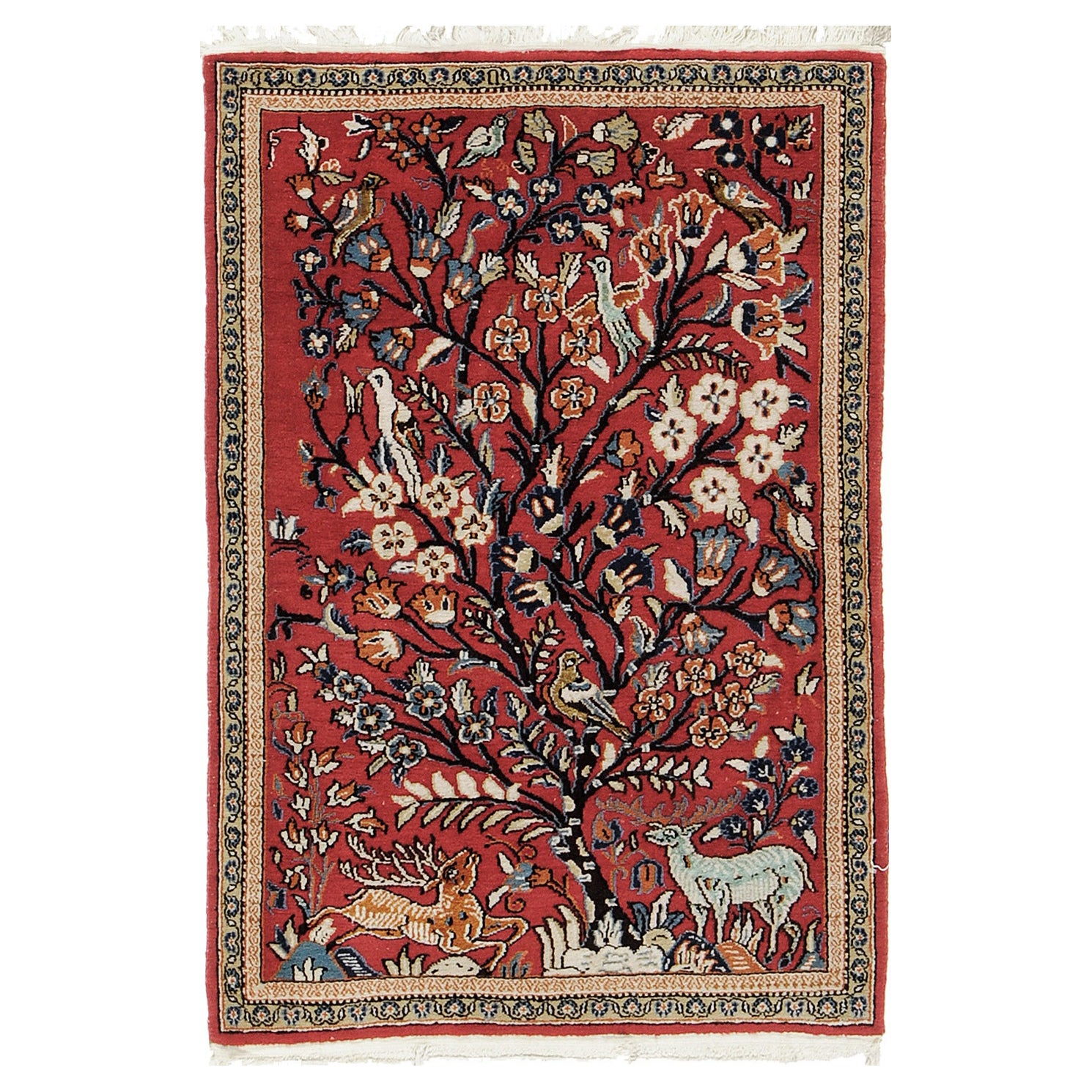 Mehraban Persian Qum Rug 25281 For Sale