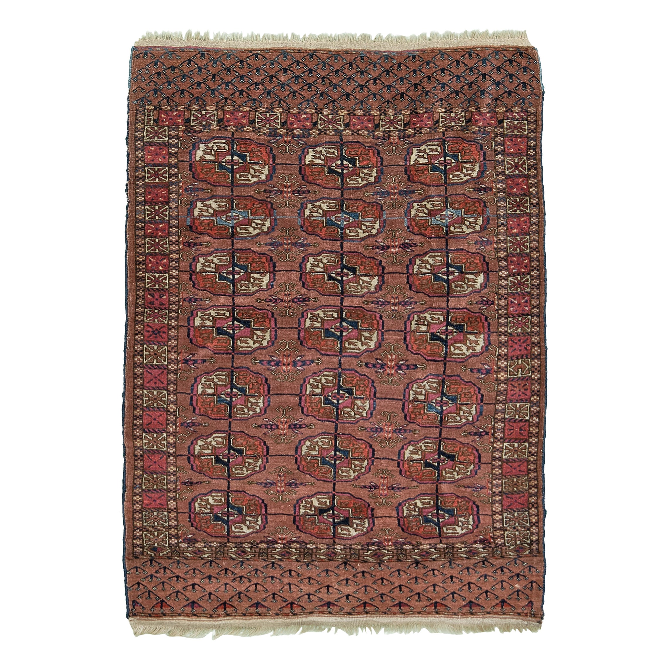 Mehraban Antiker persischer Turkoman-Teppich 33011 im Angebot