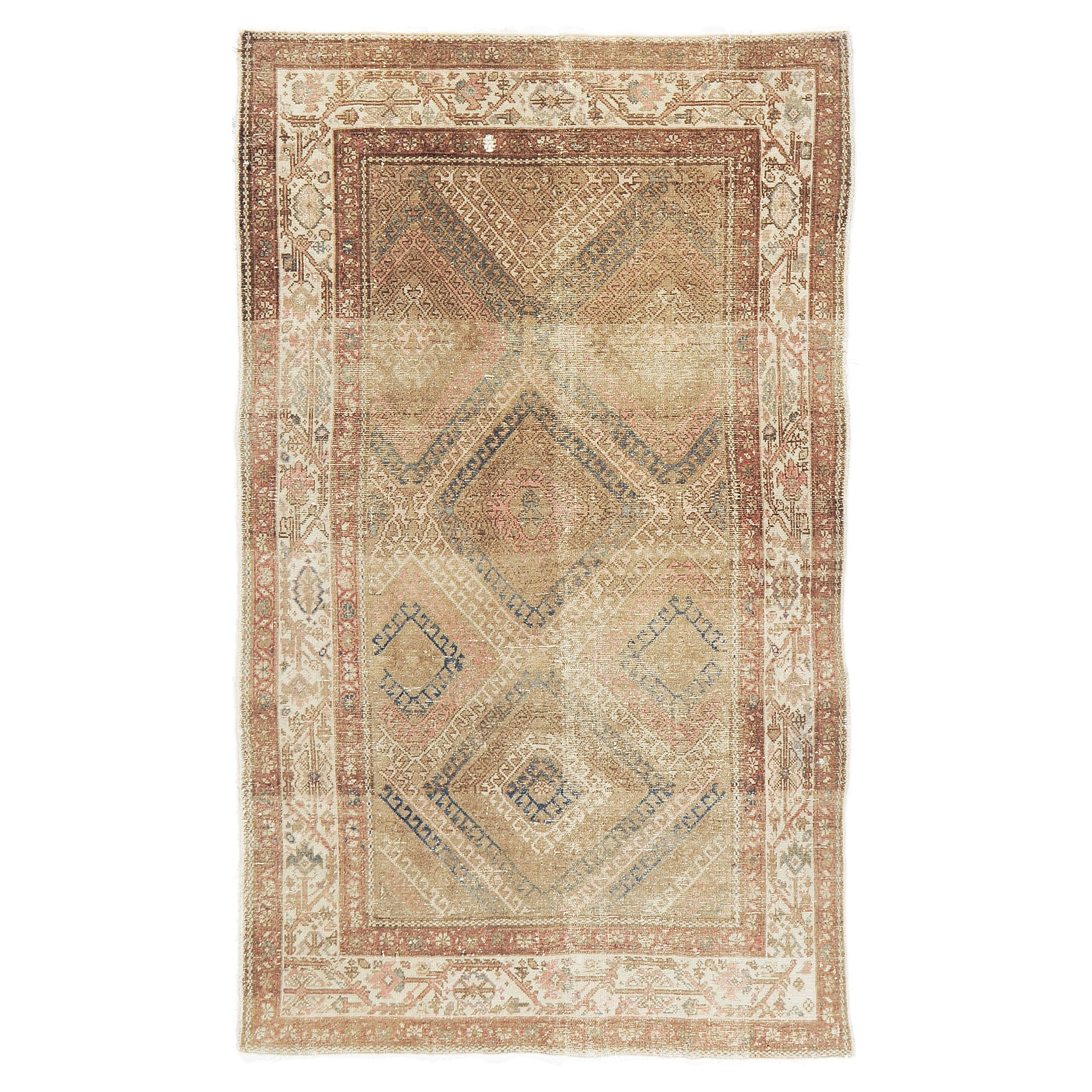 Antique Persian Malayer Rug 55417 For Sale