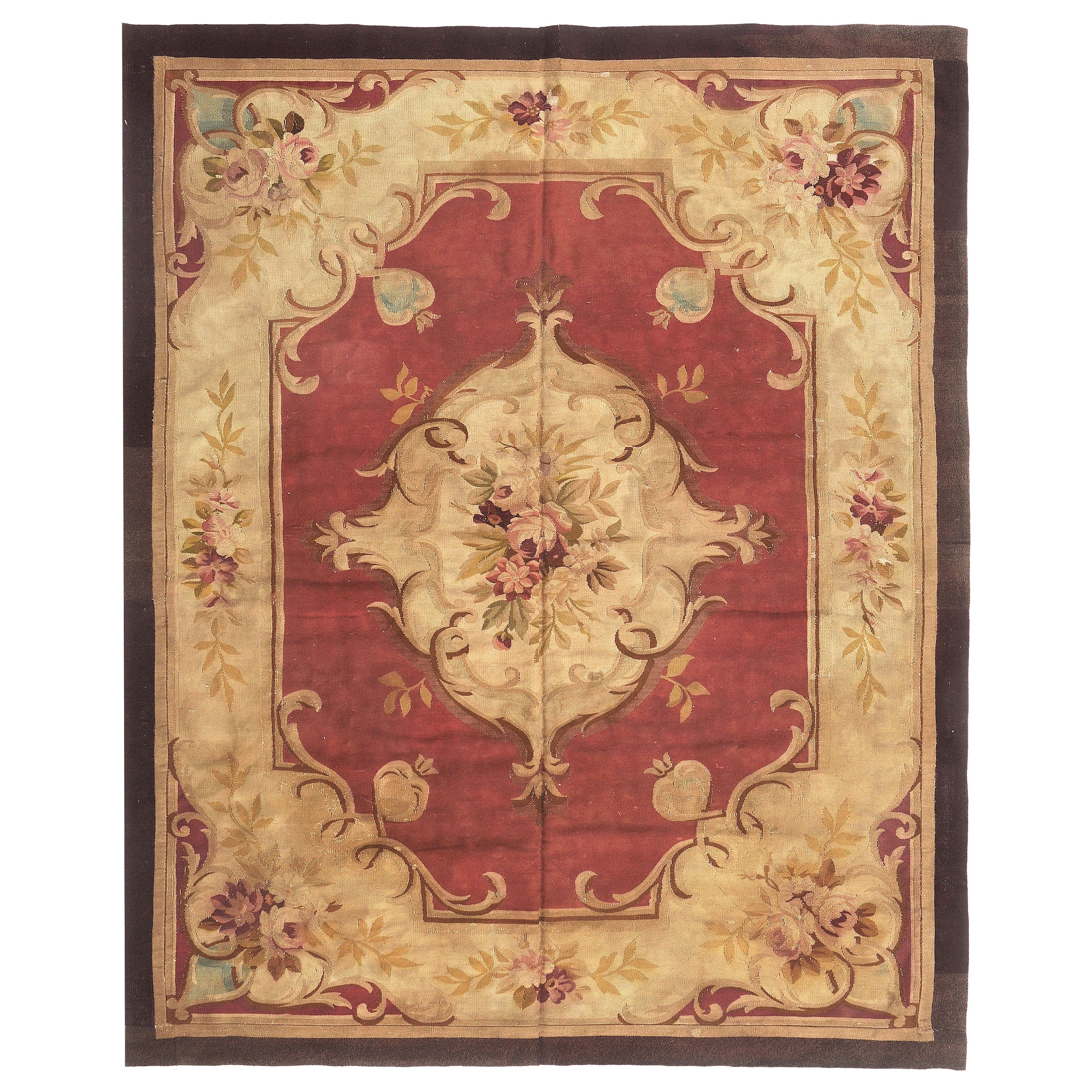 Mehraban Antique French Aubusson For Sale