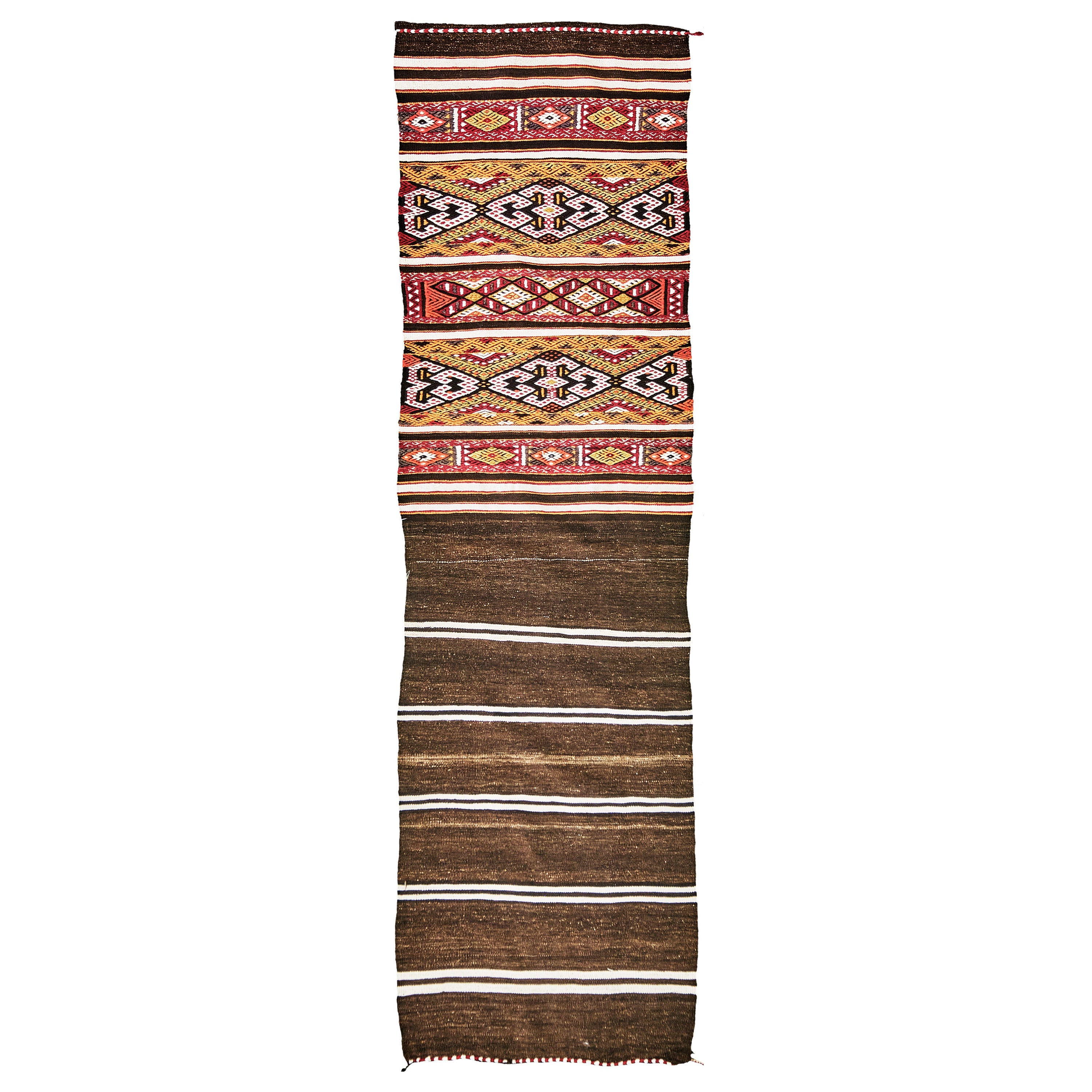 Mehraban Vintage Persian Tribal Kilim Runner 30455