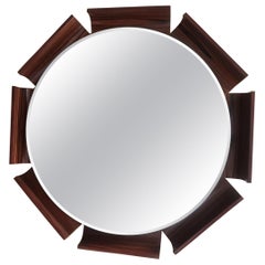 Midcentury Octagonal Mirror