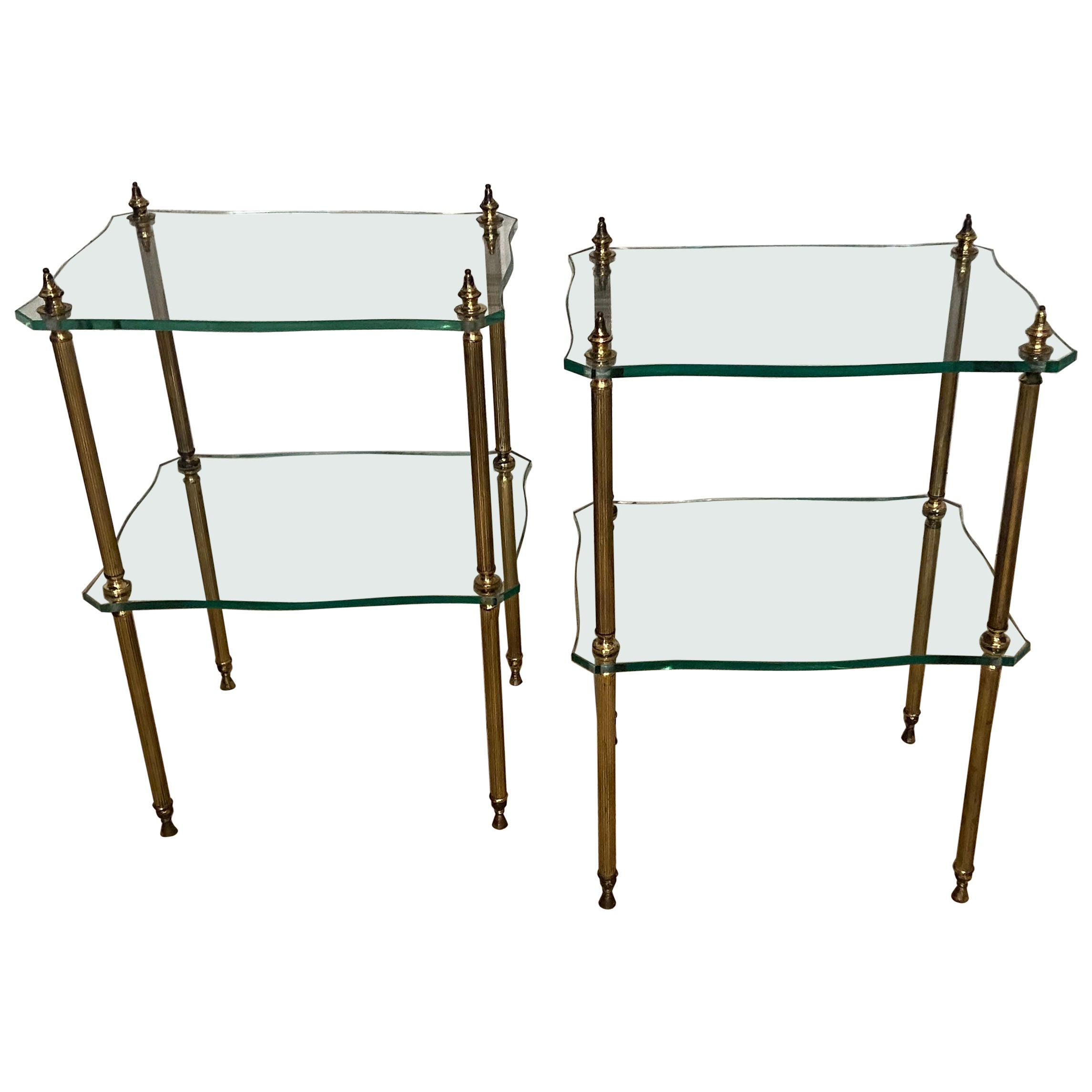 Pair of Neo Classic Side Tables, 1970s