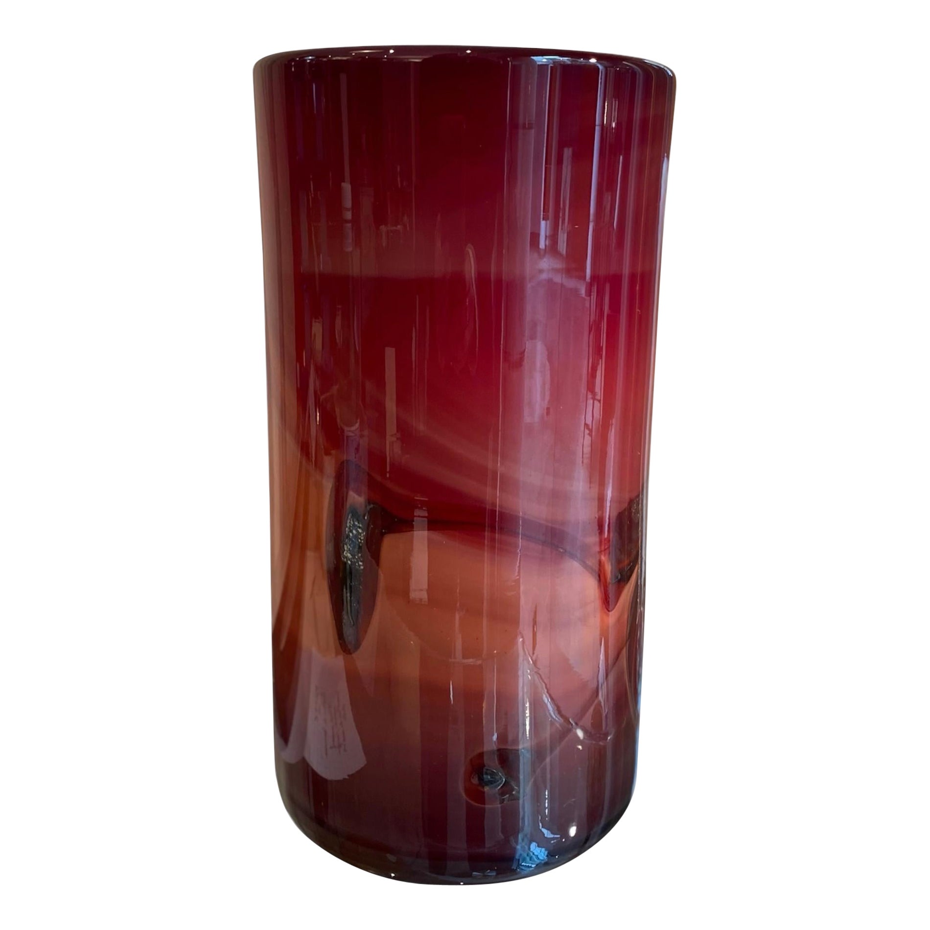 Vase Glass Factory of Biot For Sale