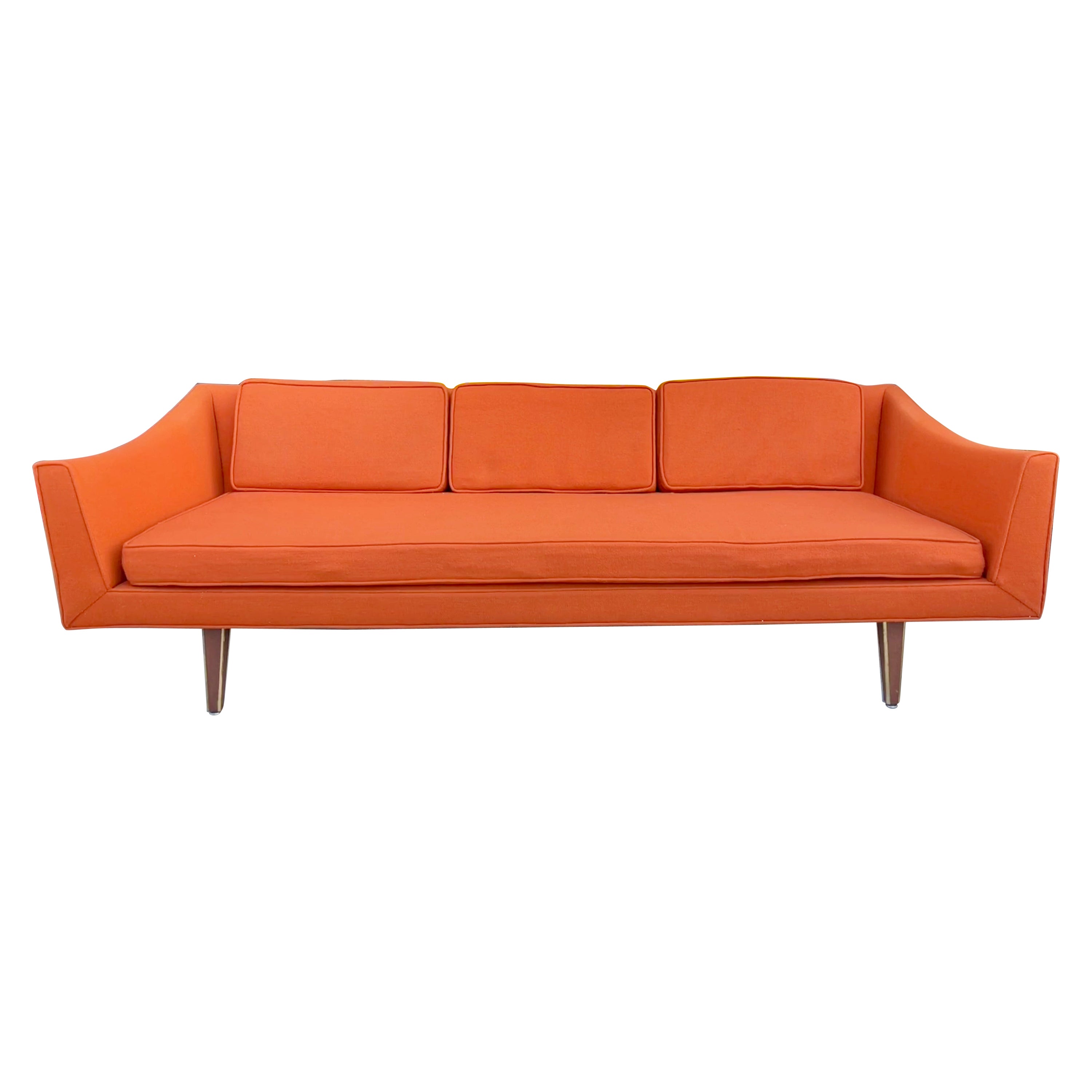 Harvey Probber Sloped Arm Sofa