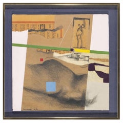 G. Goldfine Abstract Mixed Media on Board, 1970