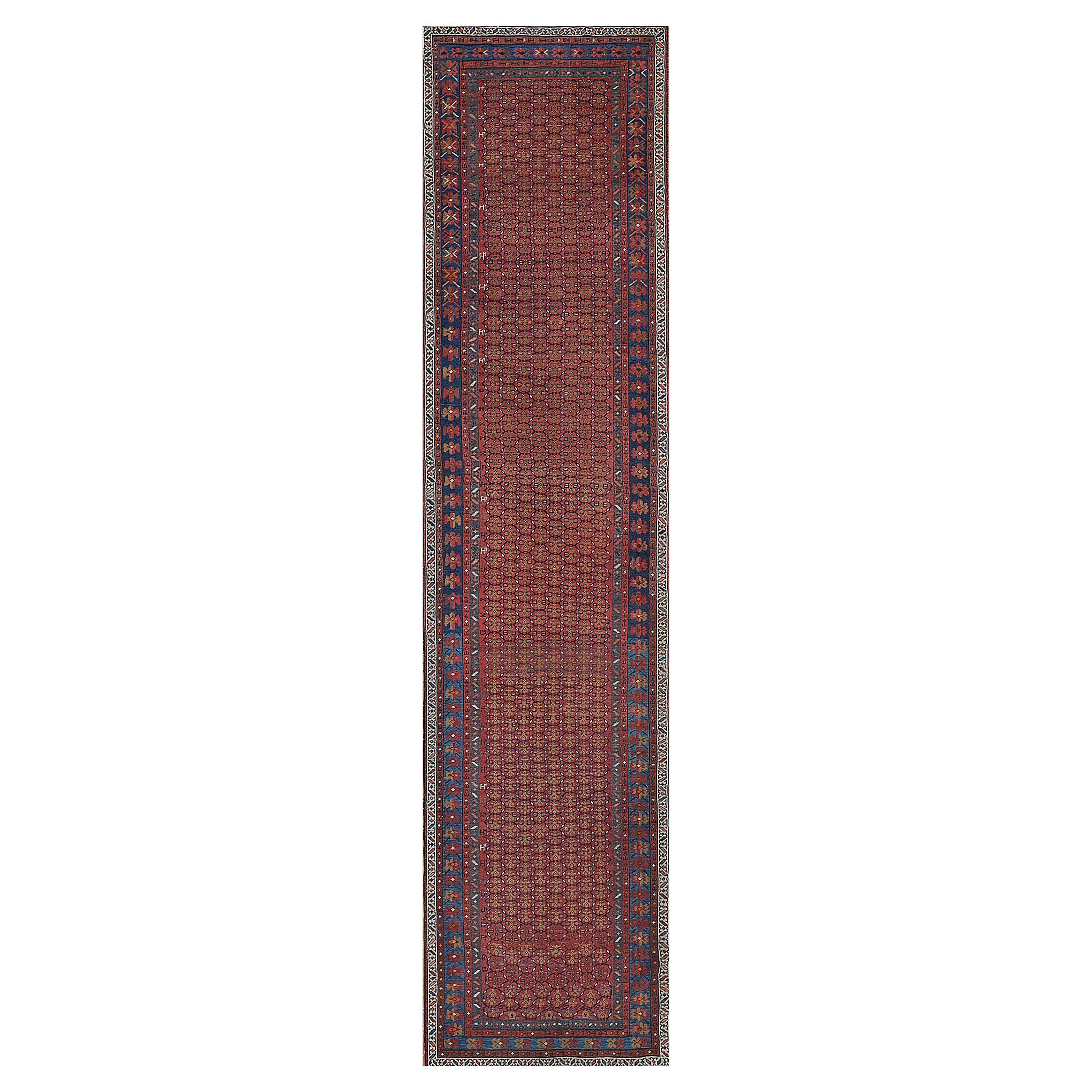 Late 19th Century Antique Caucasian Runner For Sale