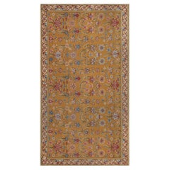Early 20th Century Hand Knotted European Floral Rug