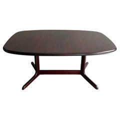 Vintage Danish Modern Rosewood Extension Dining Table