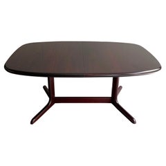 Danish Modern Rosewood Extension Dining Table