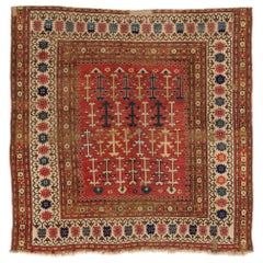 Antique Caucasian Kazak Rug, circa 1800