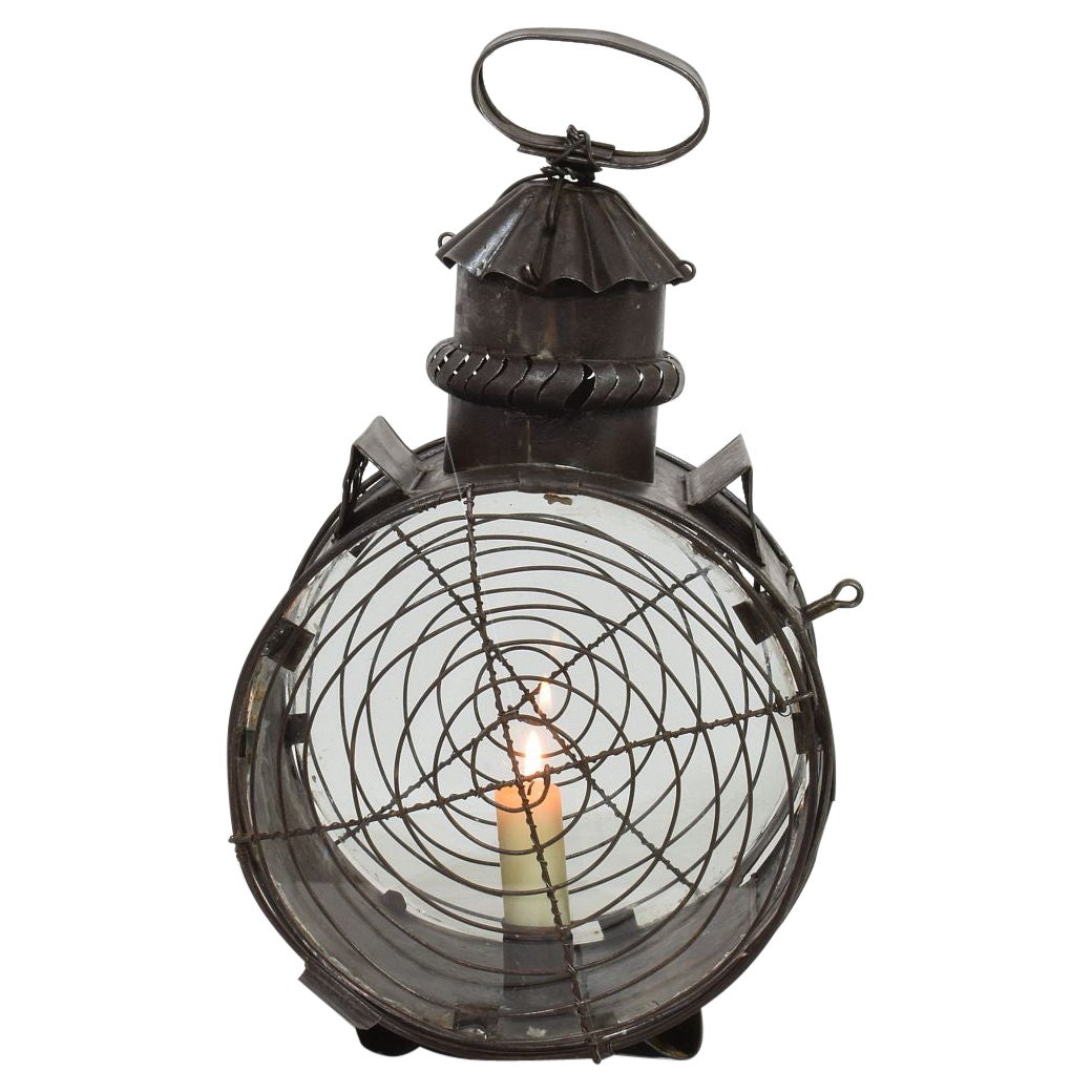 French, Early 19th Century Metal Lantern For Sale