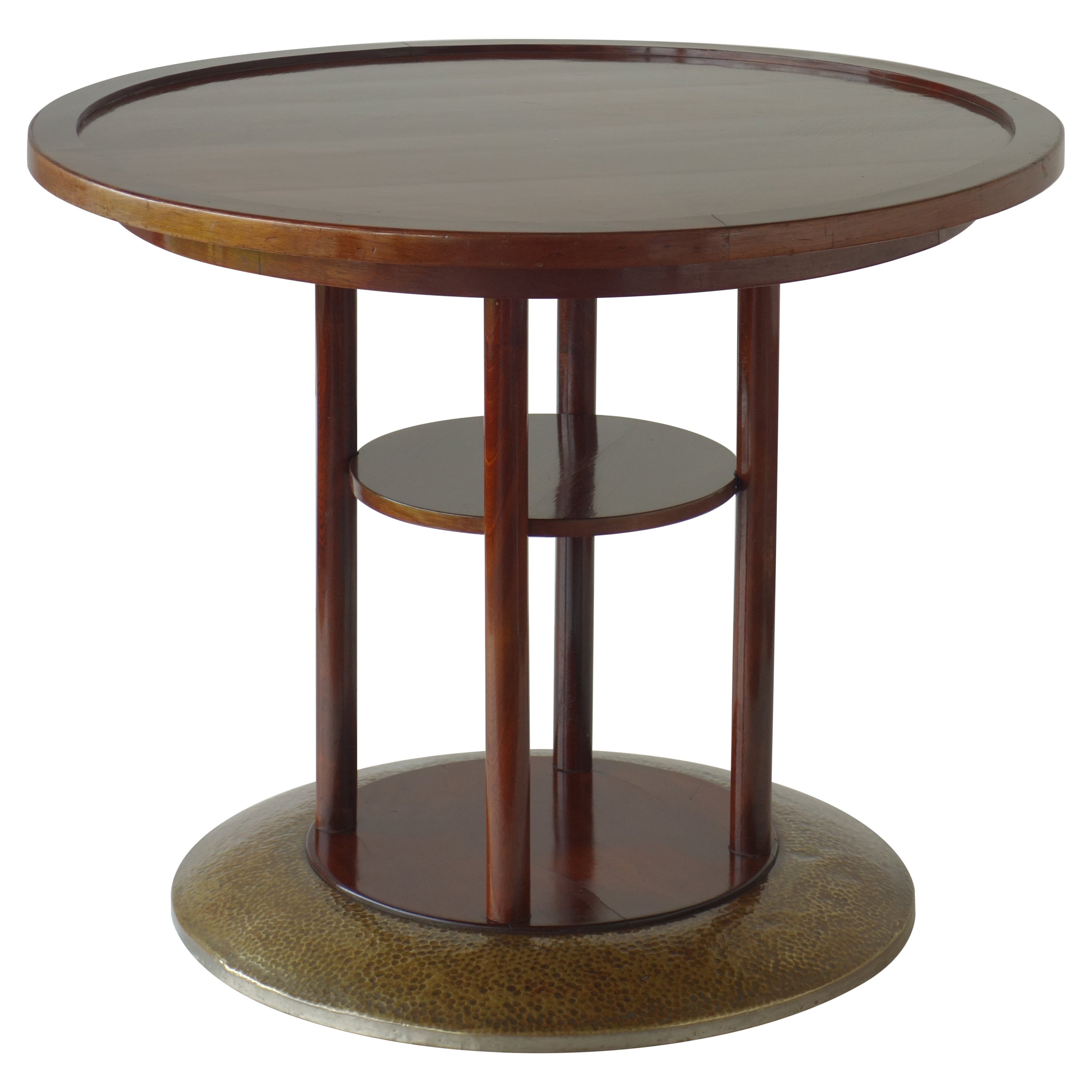 Early 1900 Siegmund Spitz Wien Weiner Werkstatte Secessionist Coffee Play Table For Sale