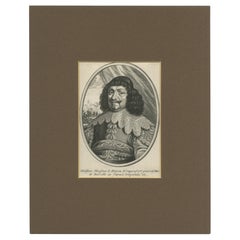Antique Portrait of General Adrian Von Enckevort
