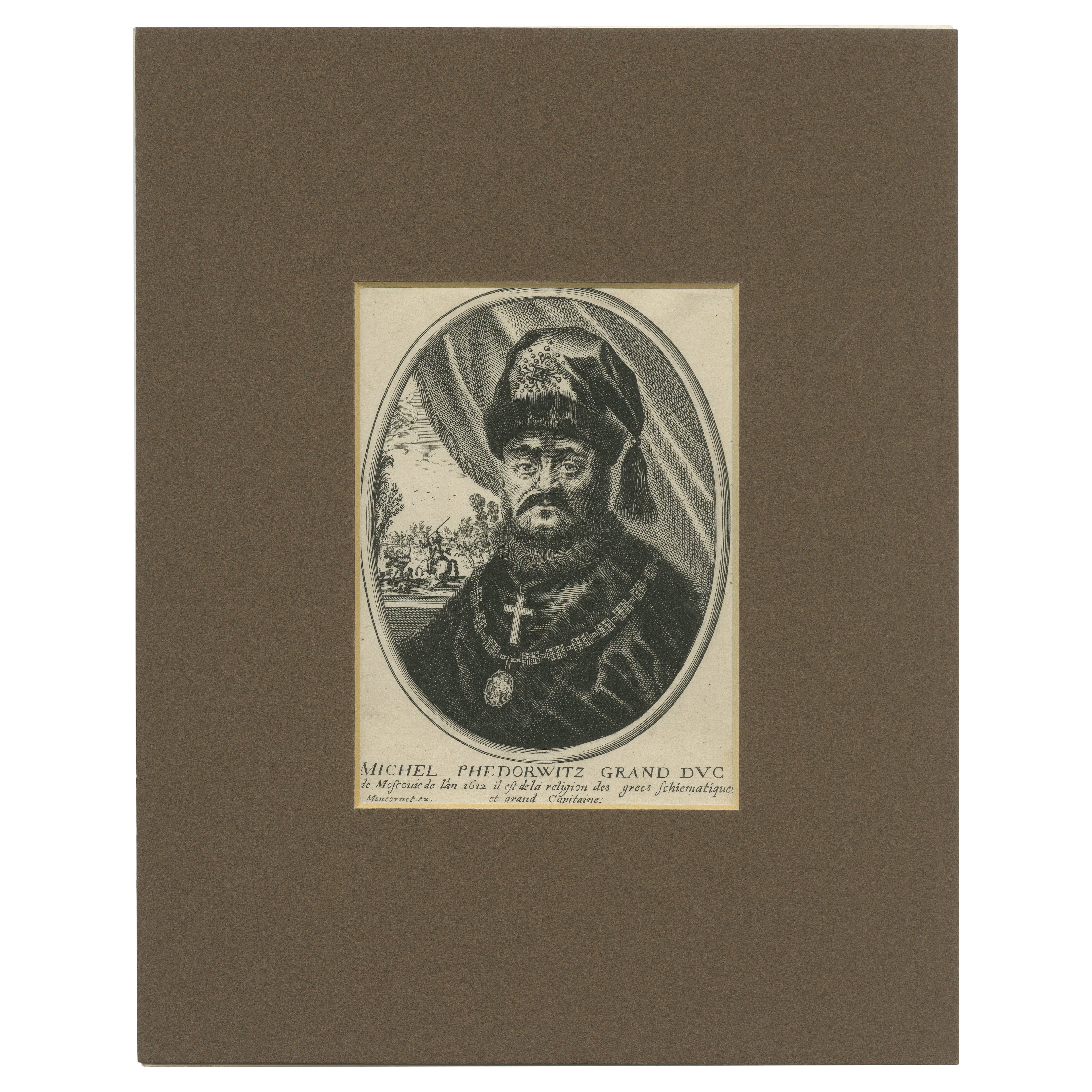 Antico ritratto di Michele I di Russia
