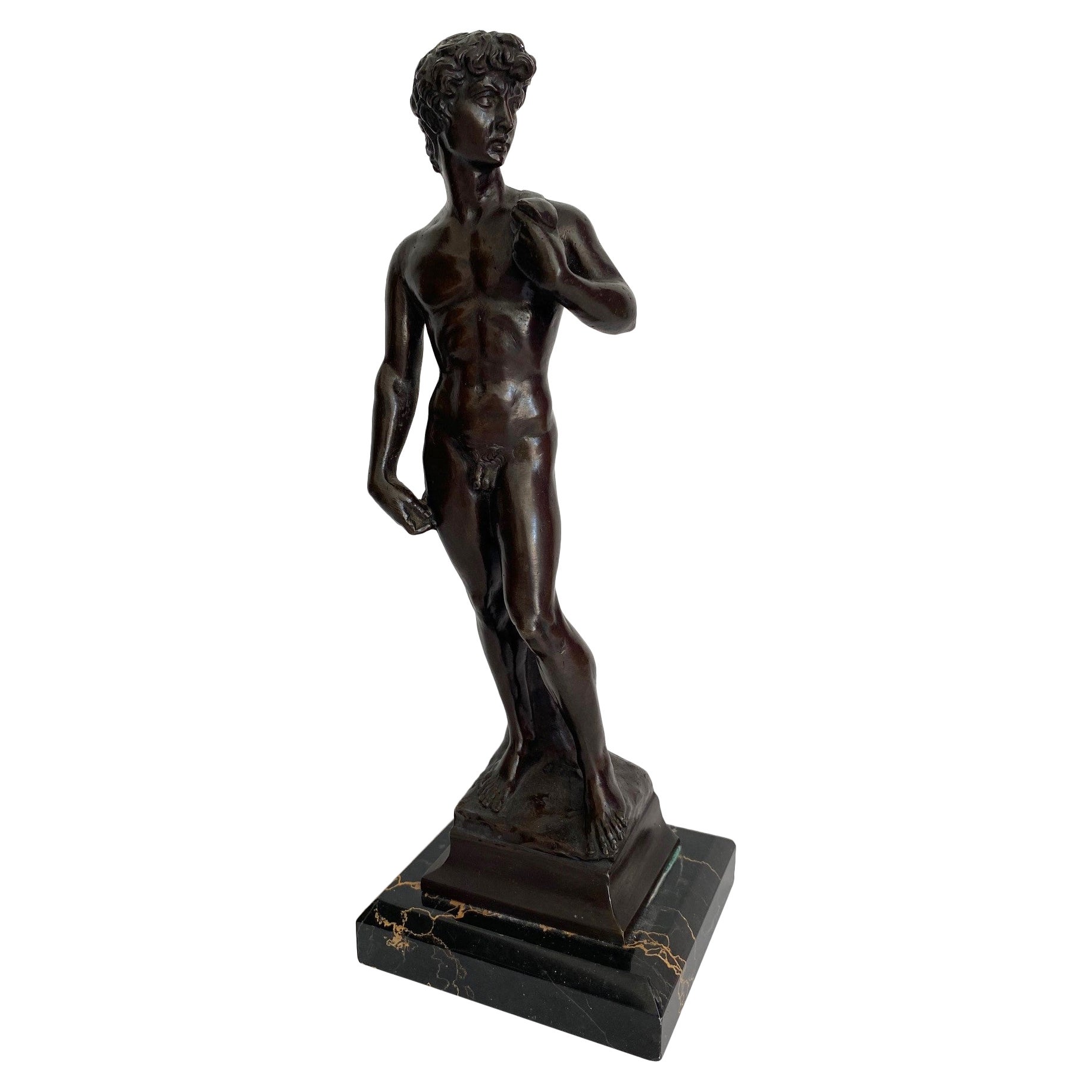 19th Century Bronze Roman Figurine For Sale