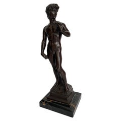 Figurilla romana de bronce del siglo XIX