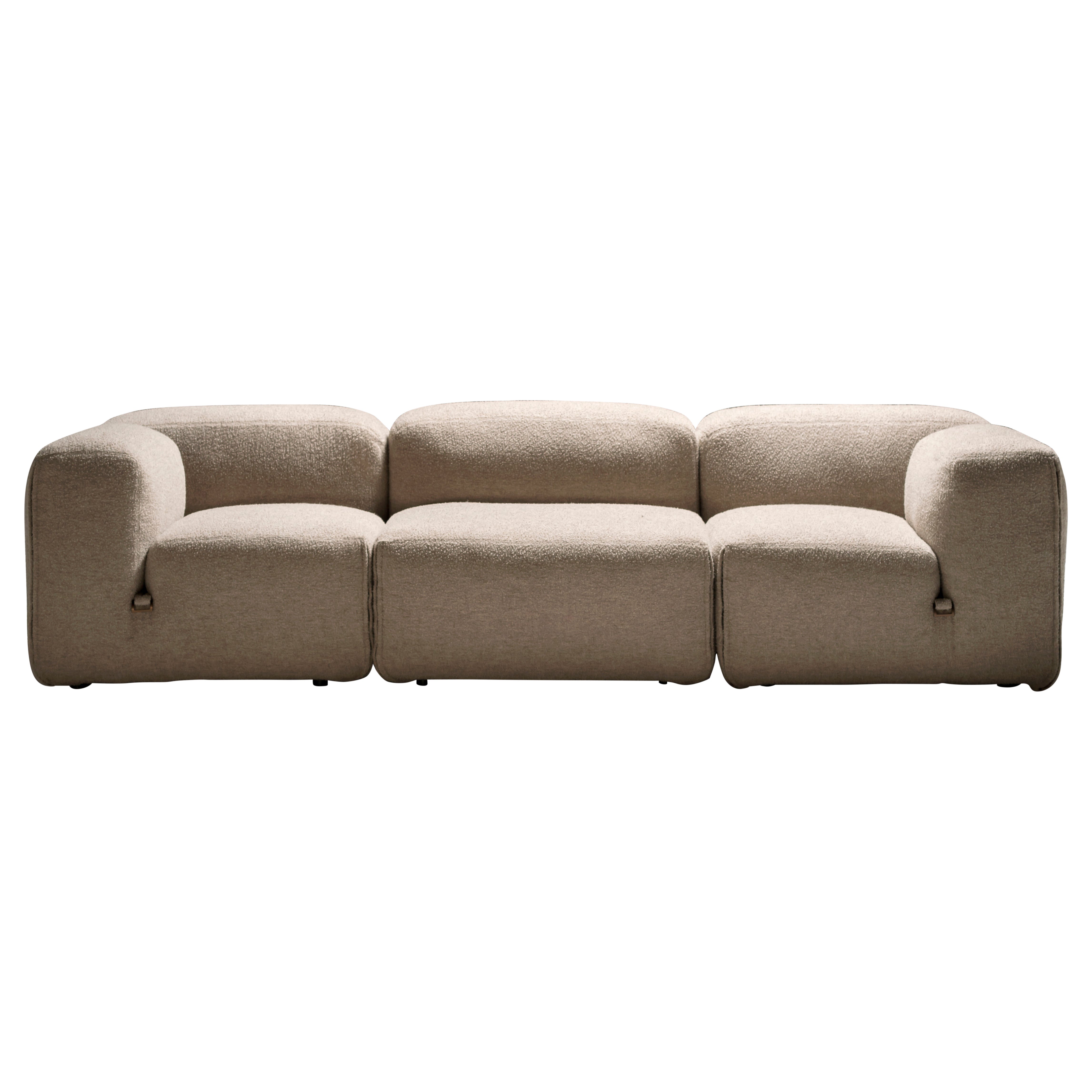 Tacchini Le Mura Wool Modular Sofa designed by Mario Bellini