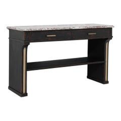 20th Century Belgian Wooden Console Table