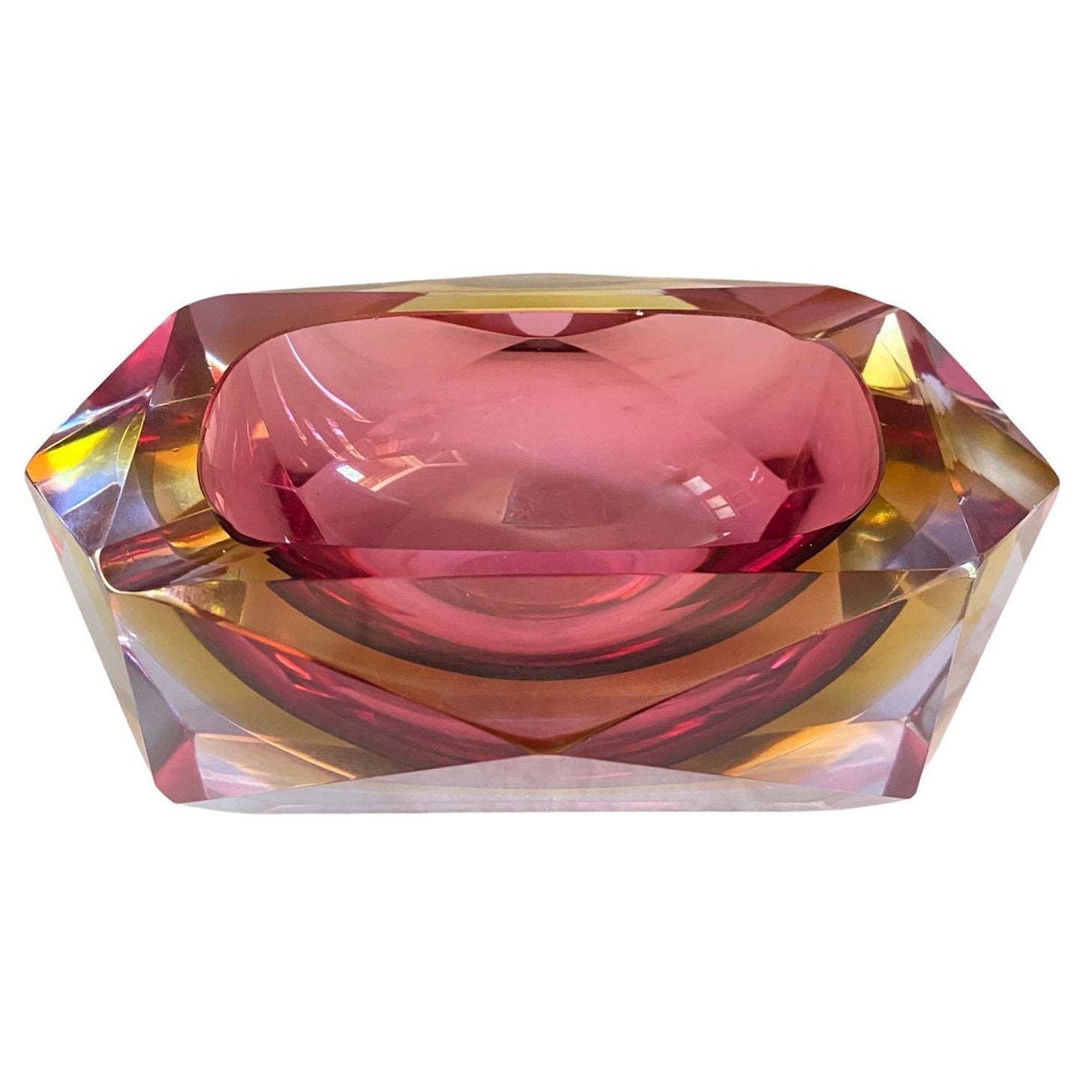 Flavio Poli Vintage Murano Glass Ashtray