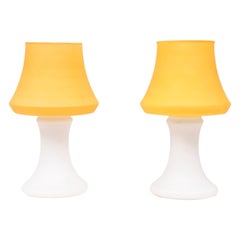 Vintage Murano Glass Table Lamps Brilliant Leuchten, 1970s