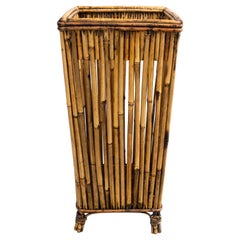 Mid-Century Modern Bamboo Umbrella Stick Stand