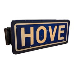 Large Midcentury Vintage 'Hove' Advertising Light Box