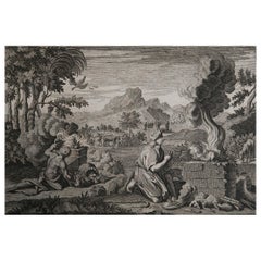 Original Antique Print after Jan Luyken, Amsterdam, Genesis IV, 1724