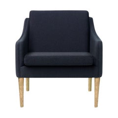 Mr. Olsen Lounge Chair Sprinkles Solid Smoked Oak Midnight Blue by Warm Nordic