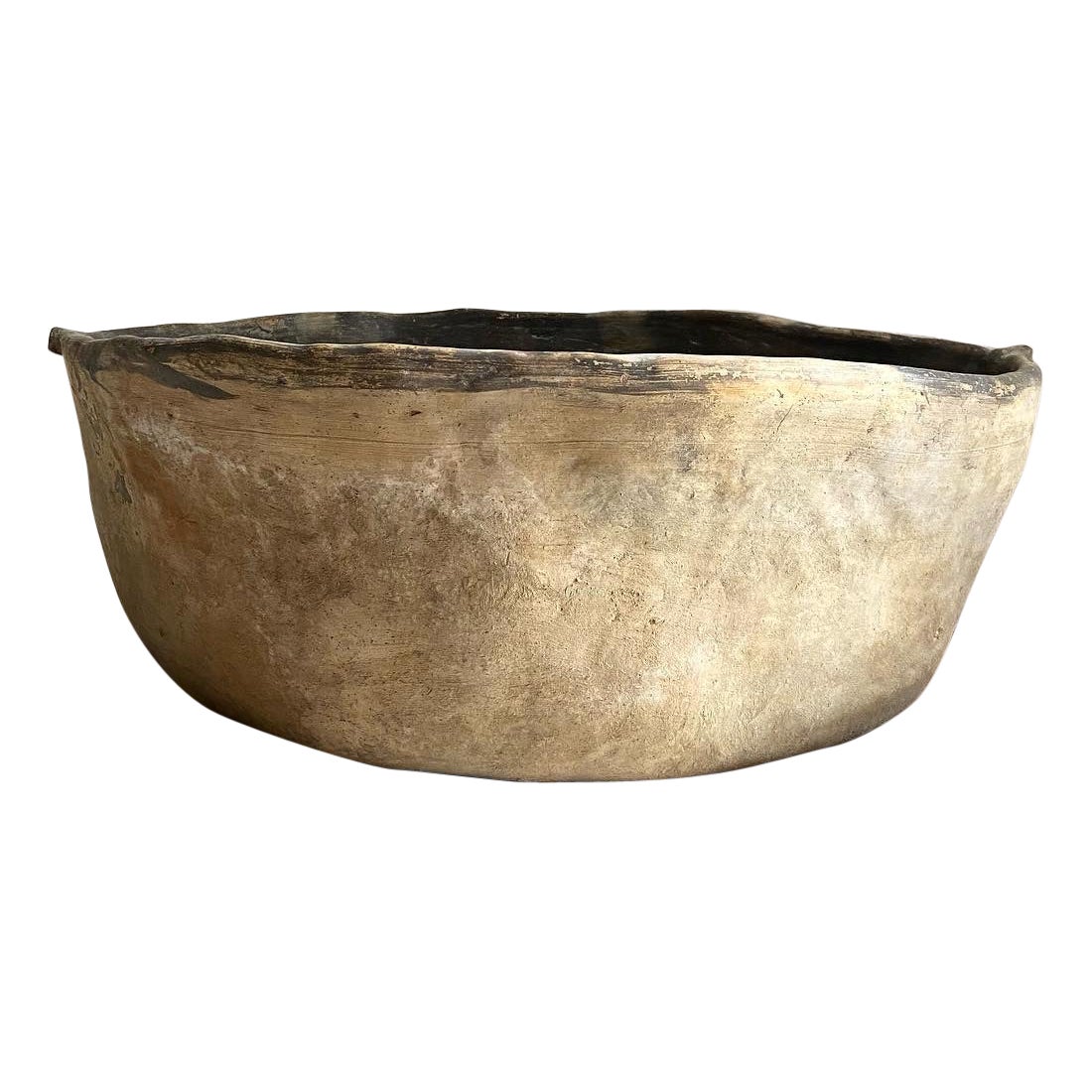 Primitive Terracotta Bowl by Artefakto For Sale