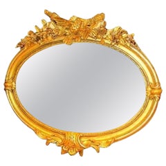 Vienesse Baroque Style Wall Mirror, Wood, Gold-Plate, 19th Century