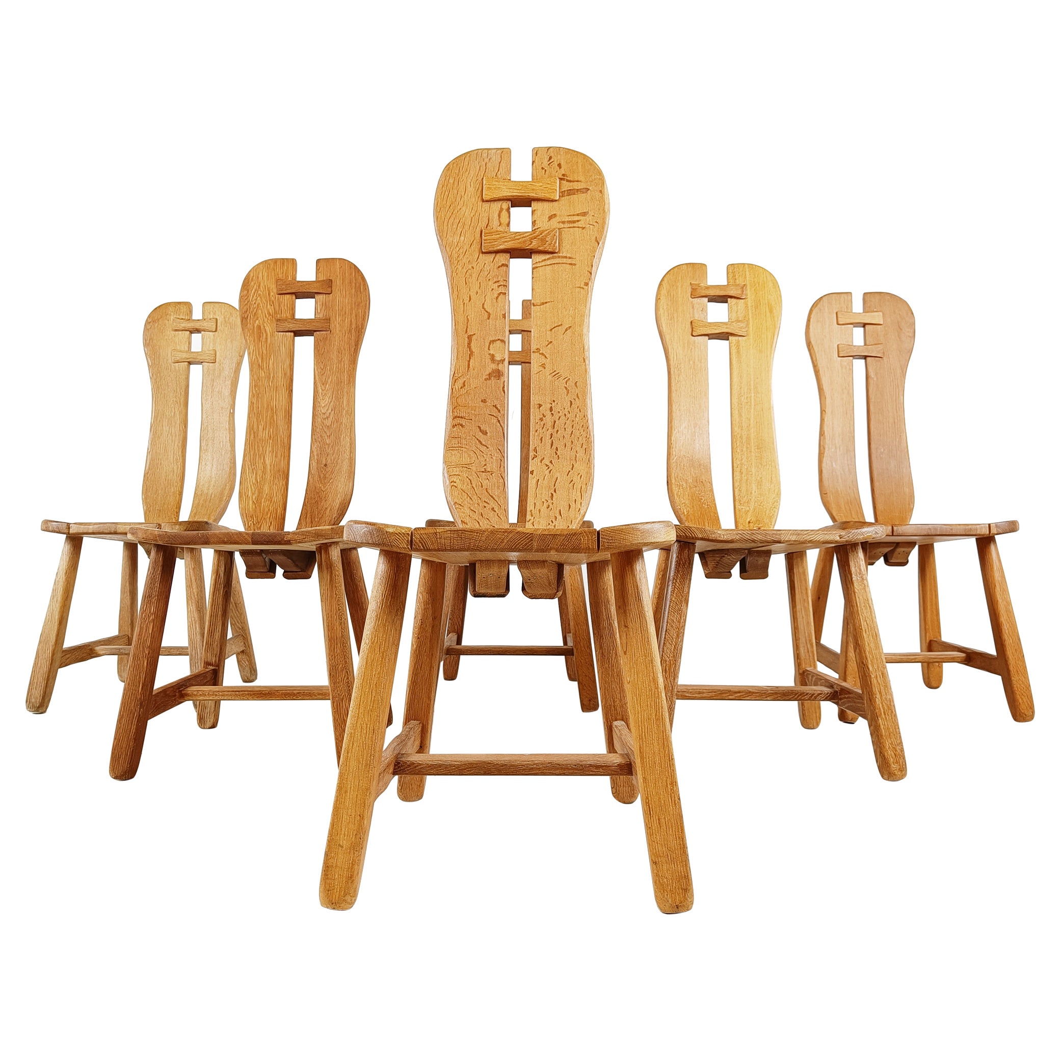 Vintage Dining Chairs by Depuydt, Belgium, 1960s For Sale
