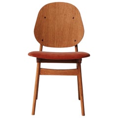 Noble Chair Teak Oiled Oak Brick Red by Warm Nordic