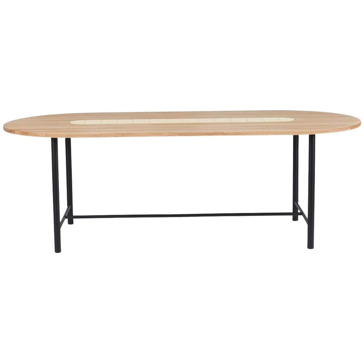 Be My Guest Dining Table 240 White Oak Butter Yellow by Warm Nordic