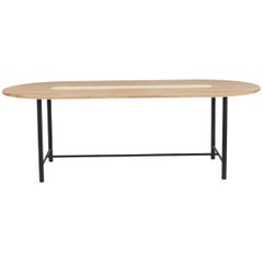 Be My Guest Dining Table 240 White Oak Butter Yellow by Warm Nordic